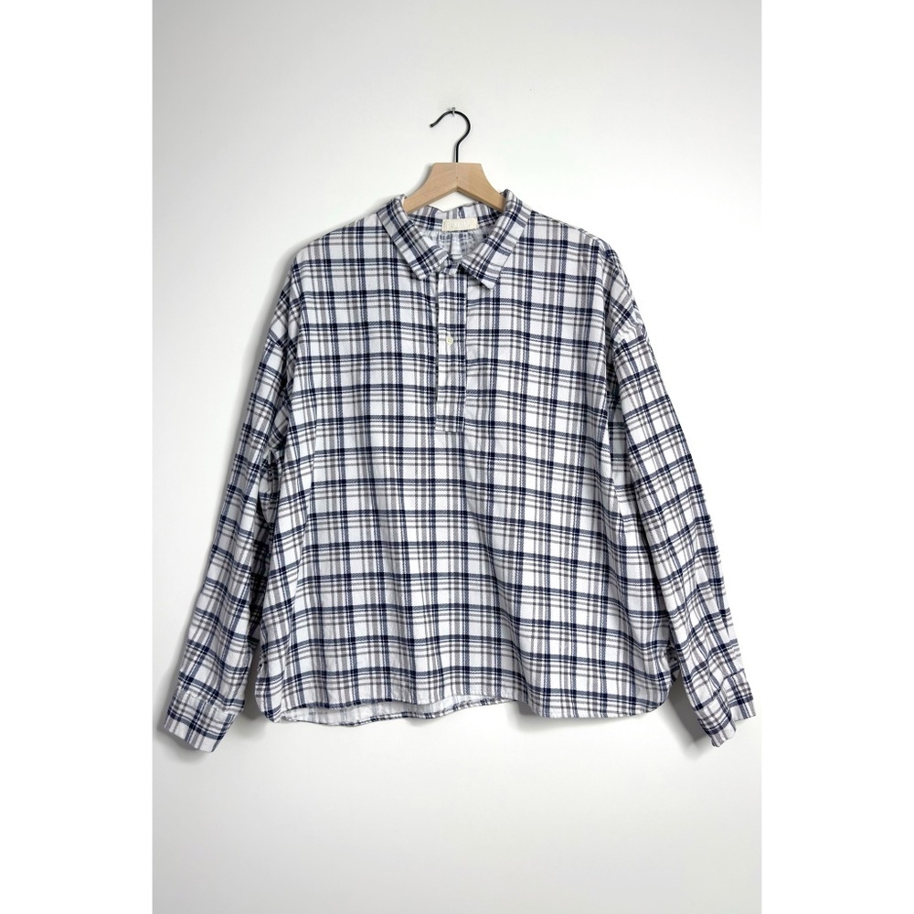 CP SHADES Corduroy Plaid Popover Shirt